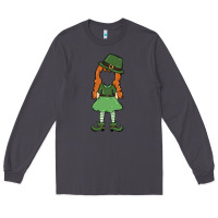 Smoke leprechaun girl faceless Long Sleeve Tee - MaliasSmallBusiness