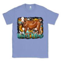 Colony Blue Western Heifer Please Simmental Cow Classic Tee - LillyAllenDesigns