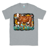 Heather Grey Western Heifer Please Simmental Cow Classic Tee - LillyAllenDesigns