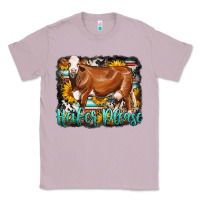 Lilac Western Heifer Please Simmental Cow Classic Tee - LillyAllenDesigns