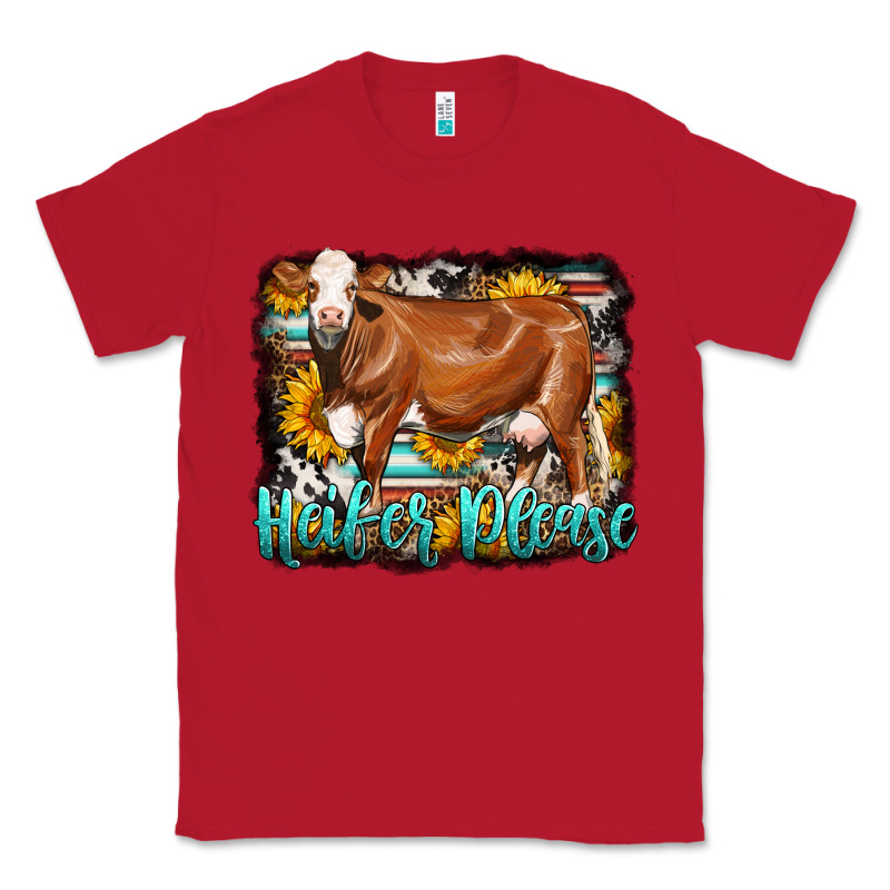 Western Heifer Please Simmental Cow Classic Tee by LillyAllenDesigns | Teevron
