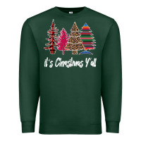 Sports Green It s Christmas Y all Premium Sweatshirt - Bettercallsaul