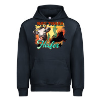 Navy Not today Heifer Urban Hoodie - HowdyJamesFarm