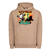 Pigment Burro Not today Heifer Urban Hoodie - HowdyJamesFarm