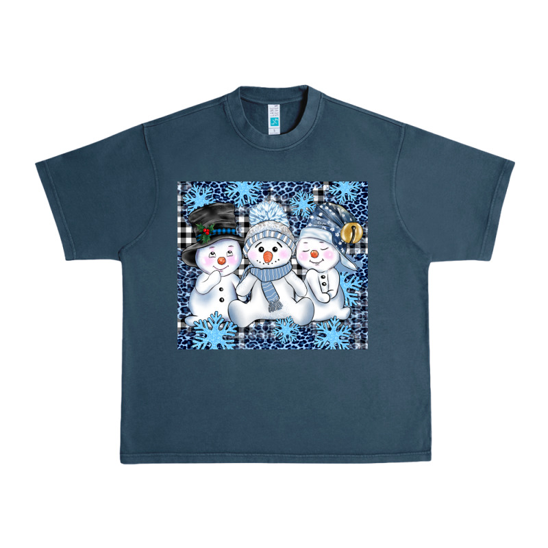 Snowman Tumbler Urban Heavy Tee by AdoDesignShop | Teevron