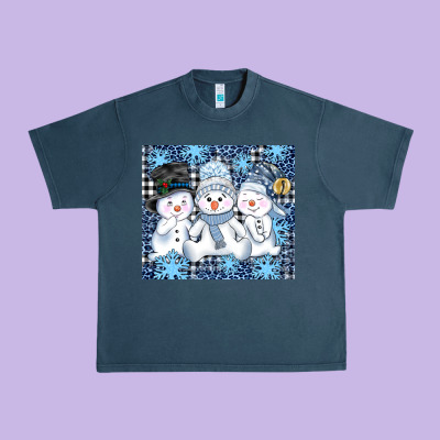 Snowman Tumbler Urban Heavy Tee Designed By Adodesignshop