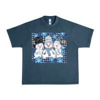 Midnight Navy snowman tumbler Urban Heavy Tee - AdoDesignShop