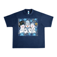 Navy snowman tumbler Urban Heavy Tee - AdoDesignShop