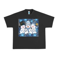 Pigment Black snowman tumbler Urban Heavy Tee - AdoDesignShop