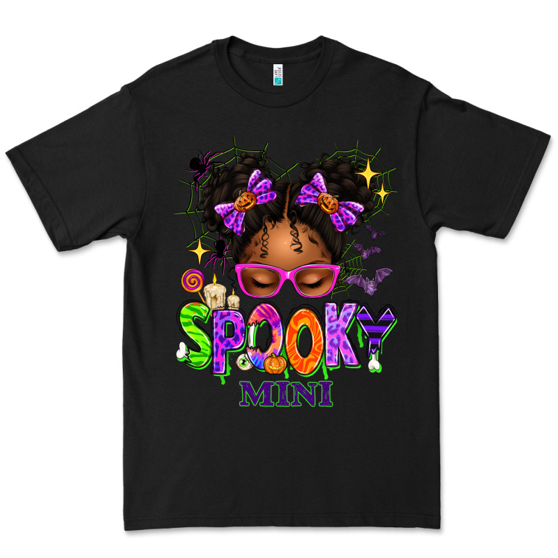 Spooky Mini Halloween Messy Bun Premium Tee by texasbilliewilder | Teevron