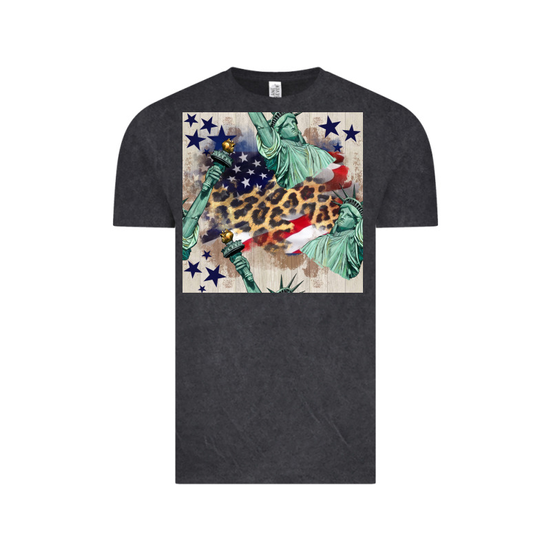 Statue Of Liberty Leopard Vintage Tee by BundleAndBundleShop | Teevron