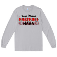 Moon Dust loud and proud baseball mama Long Sleeve Tee - MaliasSmallBusiness