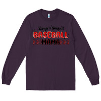 Plum loud and proud baseball mama Long Sleeve Tee - MaliasSmallBusiness