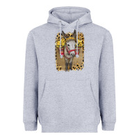 Heather Grey Donkey With Sunflowers Heavyweight Hoodie - Bettercallsaul