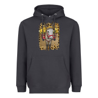 Donkey With Sunflowers Heavyweight Hoodie | Teevron