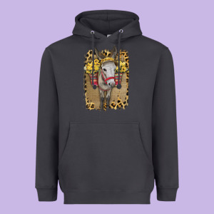 Donkey With Sunflowers Heavyweight Hoodie Designed By Bettercallsaul