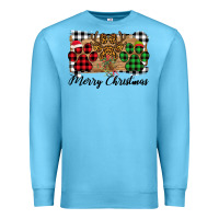 Ocean Blue Merry Christmas Paws Premium Sweatshirt - Bettercallsaul