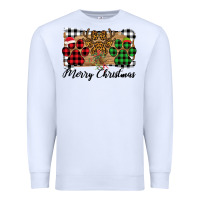 White Merry Christmas Paws Premium Sweatshirt - Bettercallsaul