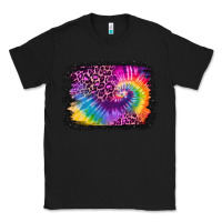 Black tie dye leopard glitter background Classic Tee - Jasminsmagicworld