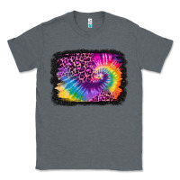 Charcoal Heather tie dye leopard glitter background Classic Tee - Jasminsmagicworld
