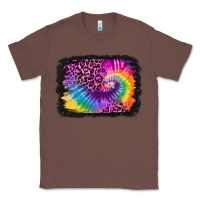 Chestnut tie dye leopard glitter background Classic Tee - Jasminsmagicworld