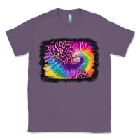 Lavender tie dye leopard glitter background Classic Tee - Jasminsmagicworld