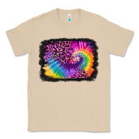 Mushroom tie dye leopard glitter background Classic Tee - Jasminsmagicworld