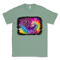 Sage tie dye leopard glitter background Classic Tee - Jasminsmagicworld