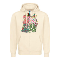 Sandshell 2024 happy new year Zipper Hoodie - MaliasSmallBusiness