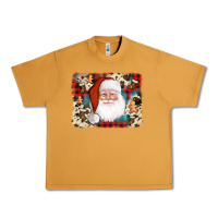 Peanut Butter cowhide santa cookie socks background Urban Heavy Tee - AdoDesignShop