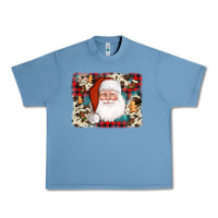 Pebble Blue cowhide santa cookie socks background Urban Heavy Tee - AdoDesignShop