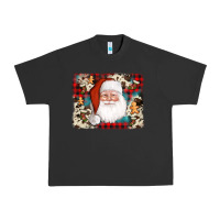 Pigment Black cowhide santa cookie socks background Urban Heavy Tee - AdoDesignShop