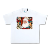 White cowhide santa cookie socks background Urban Heavy Tee - AdoDesignShop