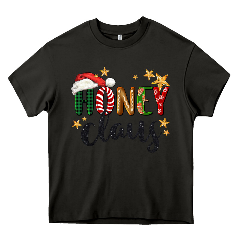 Honey Claus Christmas Heavy Core Tee by BarkalooDesign | Teevron
