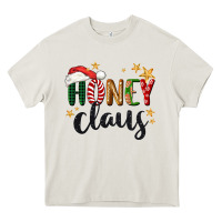Cream honey claus christmas Heavy Core Tee - BarkalooDesign