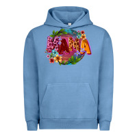 Pigment Pebble Blue Mama Mother's Day Urban Hoodie - CowGirlArtShop