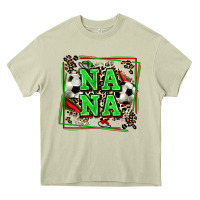 Mossy soccer nana with leopard Heavy Core Tee - Zillion Design Studio