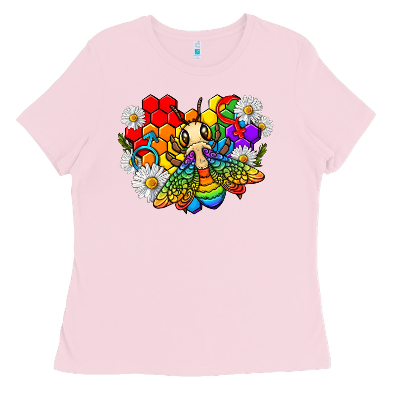 Pride Bee With Daisy Lgbtq Ladies Tee by texasbilliewilder | Teevron