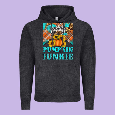 Pumpkin Junkie Vintage Hoodie Designed By Artiststas