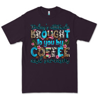 Plum today's attitude brought to you by coffee and sarc Premium Tee - Zillion Design Studio
