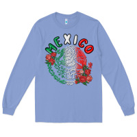 Colony Blue mexico Long Sleeve Tee - MaliasSmallBusiness
