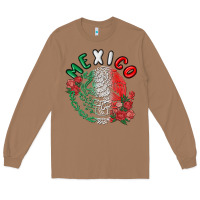 Toasted Coconut mexico Long Sleeve Tee - MaliasSmallBusiness