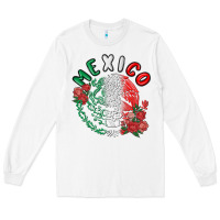White mexico Long Sleeve Tee - MaliasSmallBusiness