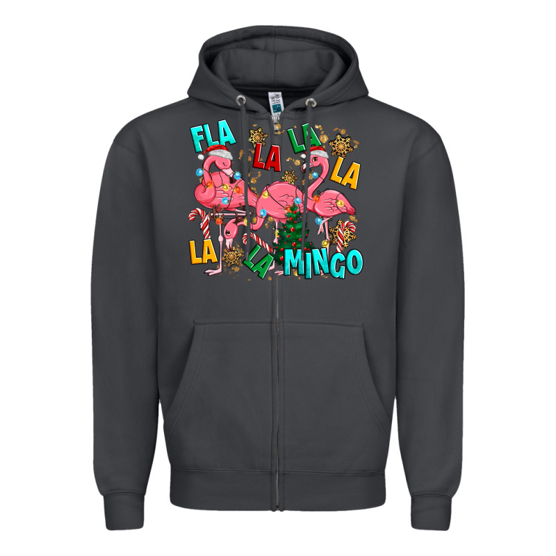 Christmas Fla La La La La Mingo Zipper Hoodie by MaliasSmallBusiness | Teevron