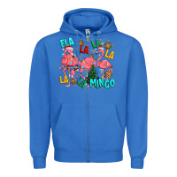 True Royal christmas fla la la la la mingo Zipper Hoodie - MaliasSmallBusiness