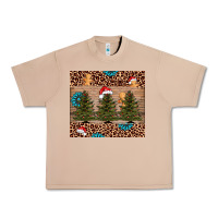 Burro Christmas trees leopard Urban Heavy Tee - AdoDesignShop
