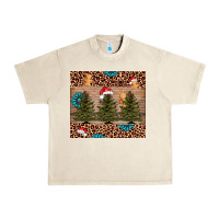 Sandshell Christmas trees leopard Urban Heavy Tee - AdoDesignShop