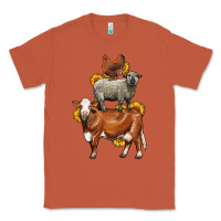 Copper farm animals stack Classic Tee - LillyAllenDesigns