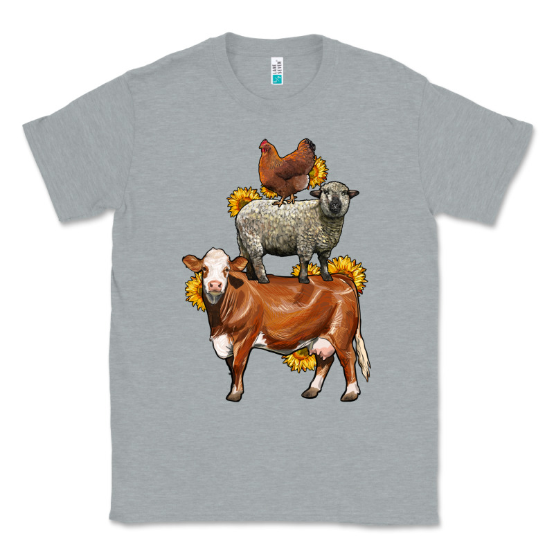 Farm Animals Stack Classic Tee by LillyAllenDesigns | Teevron