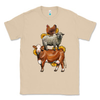 Mushroom farm animals stack Classic Tee - LillyAllenDesigns